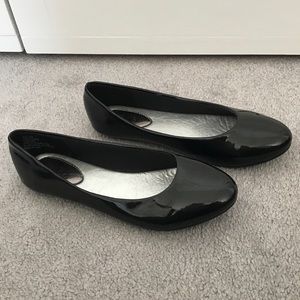 Hot Cakes Shoes - Black Flats
